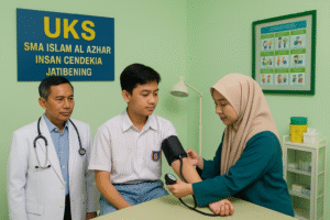 Ruang UKS Sekolah Al Azhar Insan Cendikia