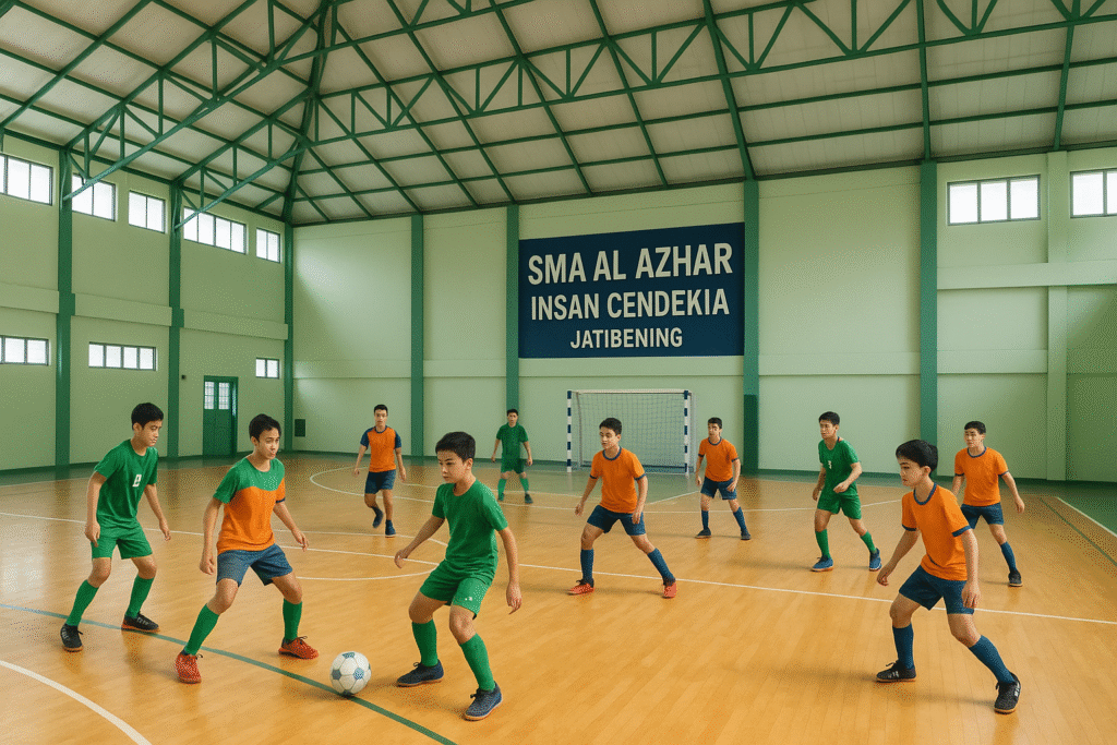 arena olahraga SMA Al azhar Insan Cendikia